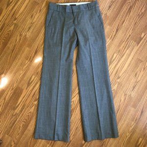 Banana Republic Light Grey Pinstripe Trouser